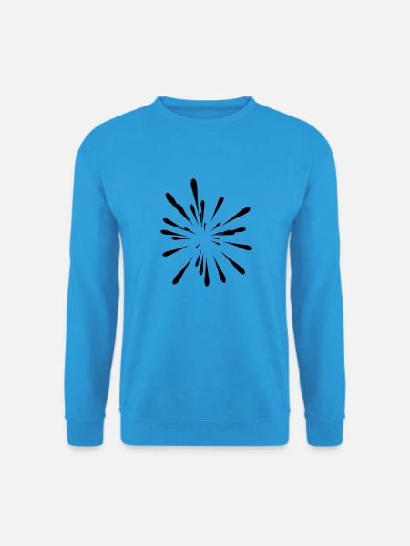 Eklat Stelle Malerei - Unisex Pullover - Meeresblau
