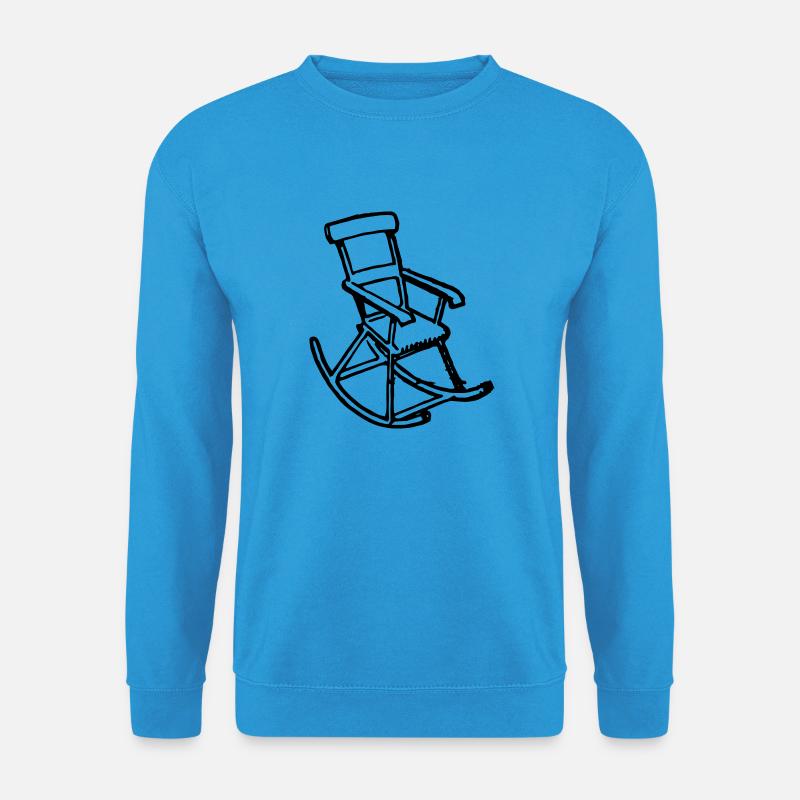 rocking chair - Unisex Pullover - Meeresblau