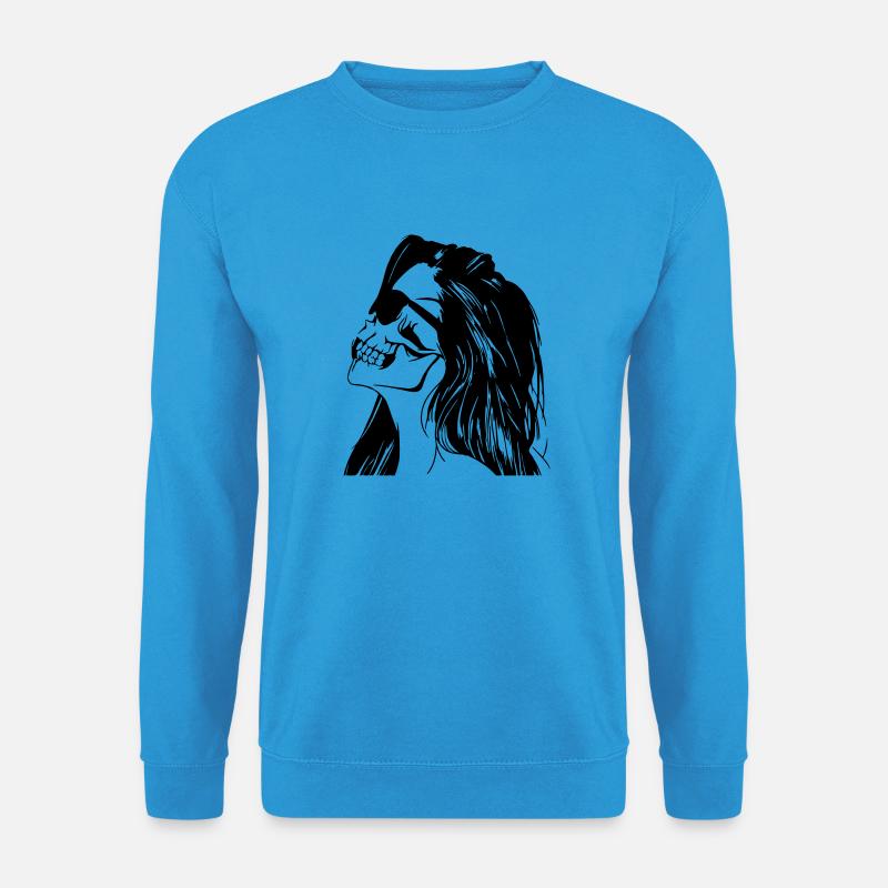 SKULLHEAD - Unisex Pullover - Meeresblau
