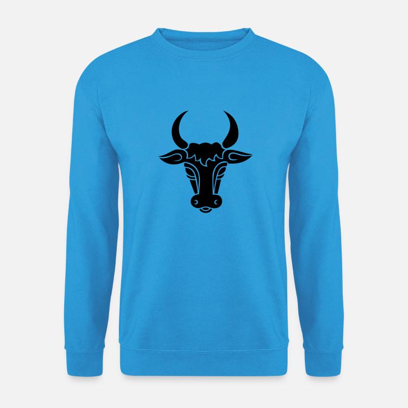 Stier - Unisex Pullover - Meeresblau