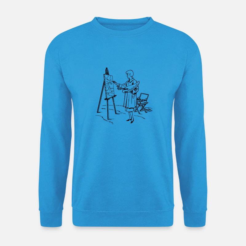Künstlerin - Unisex Pullover - Meeresblau