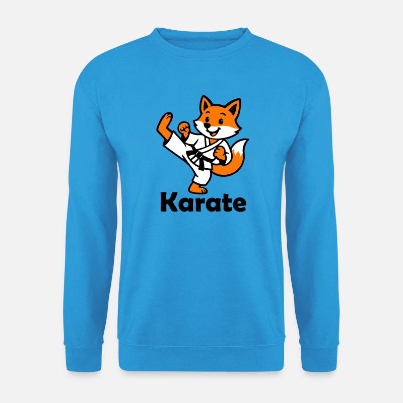 Karate Fuchs - Unisex Pullover - Meeresblau