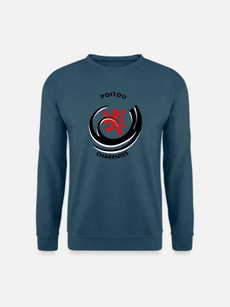 Emblem Poitou Charentes - Unisex Sweatshirt - sea blue