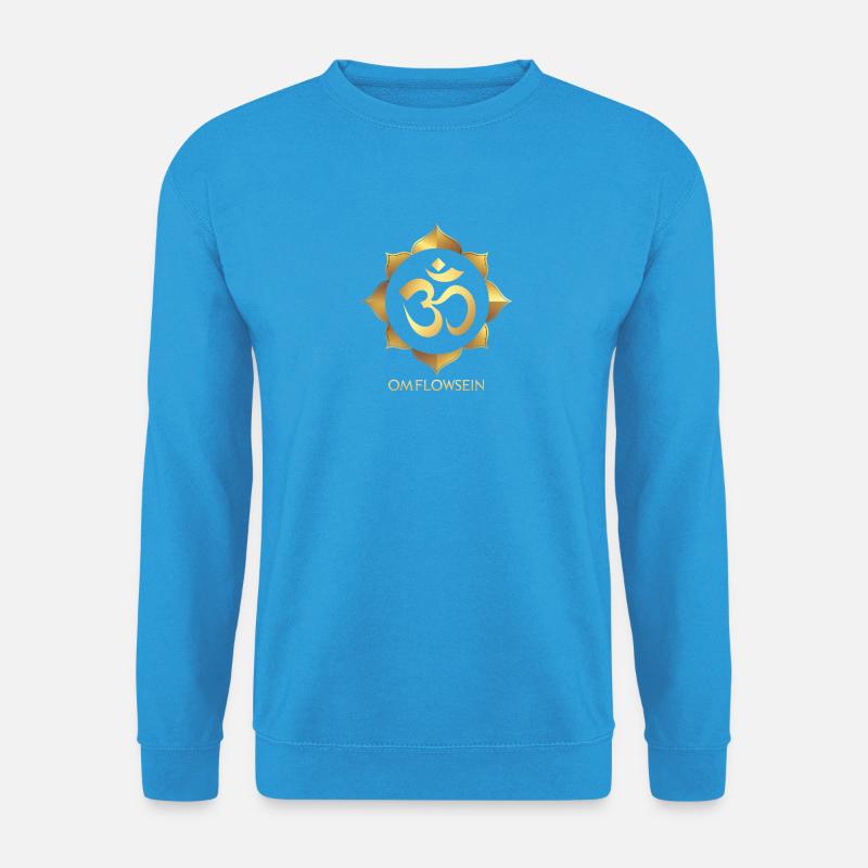 OmFlowSein - Unisex Pullover - Meeresblau