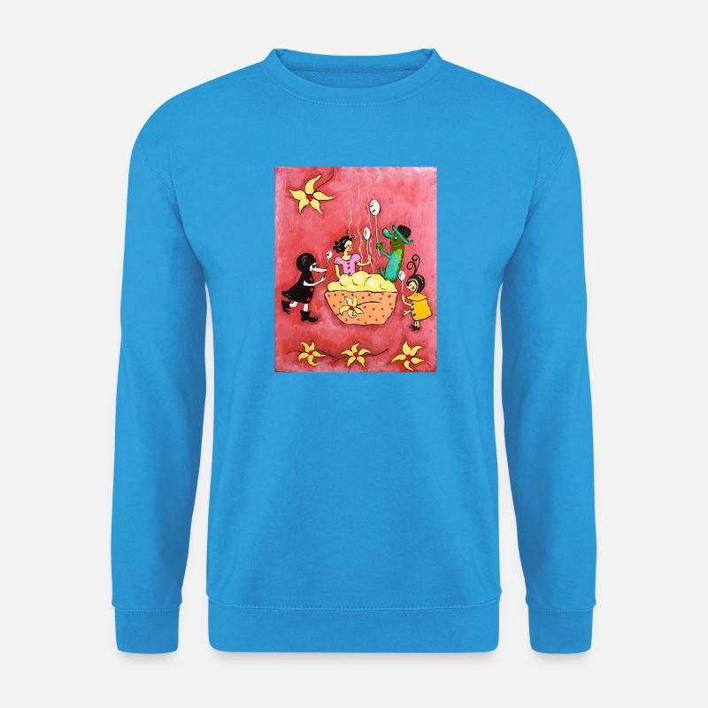 Vanille Pudding - Unisex Pullover - Meeresblau