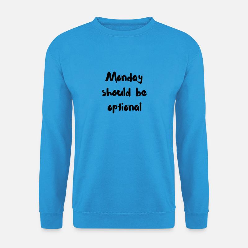 Monday - Unisex Pullover - Meeresblau