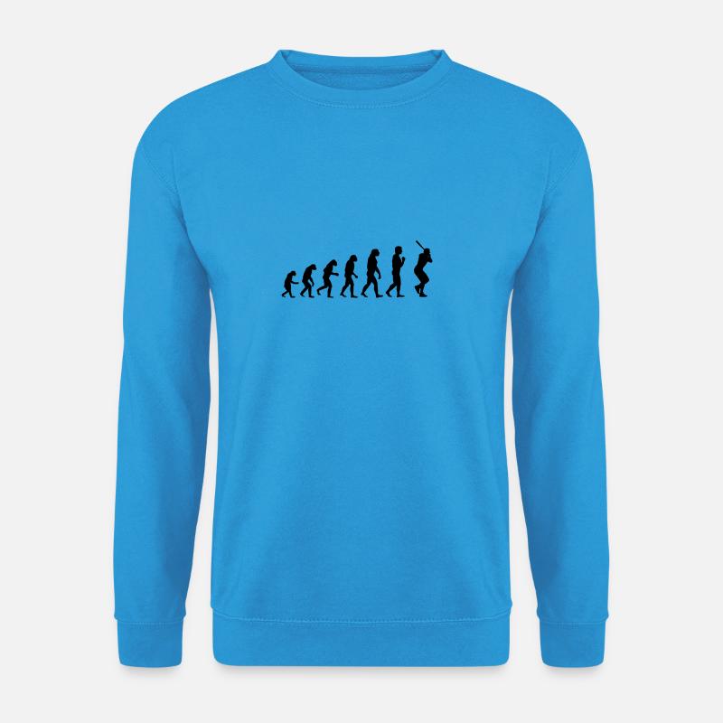 Baseball Evolution Shirt - Sport - Unisex Pullover - Meeresblau