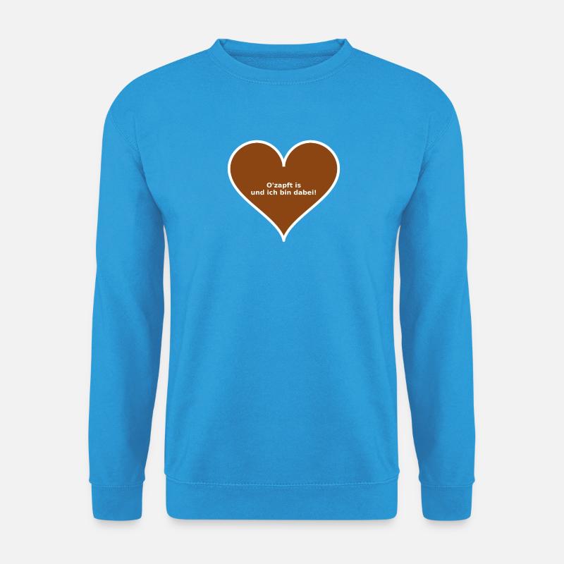 lebkuchenherz München Oktober - Unisex Pullover - Meeresblau