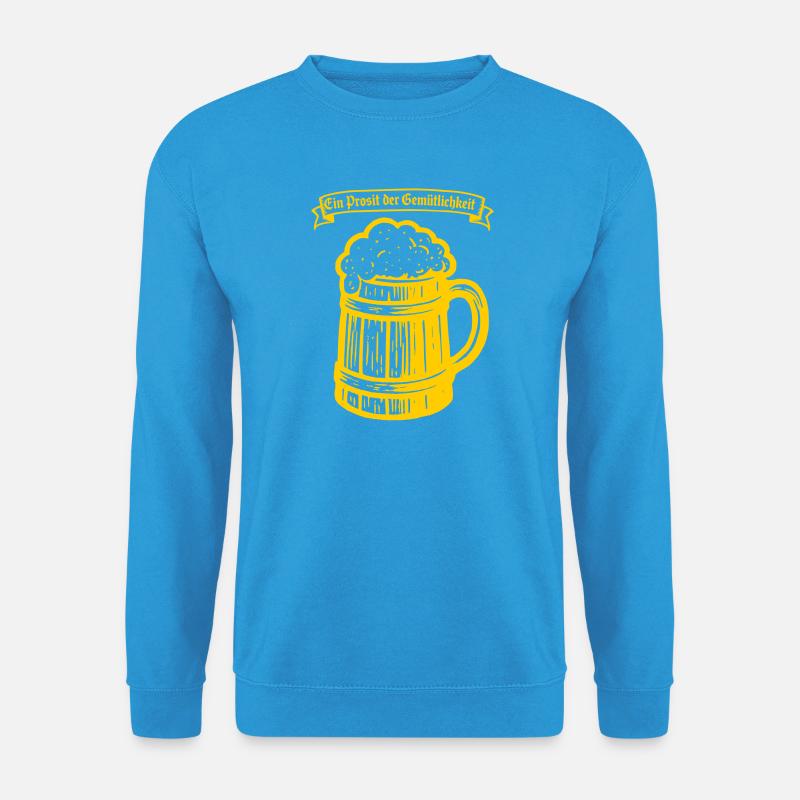 Ein Prosit der Gemütlichkeit - Unisex Pullover - Meeresblau