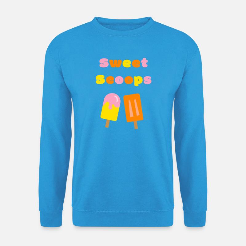 Sweet Scoops Pop Art - Unisex Pullover - Meeresblau