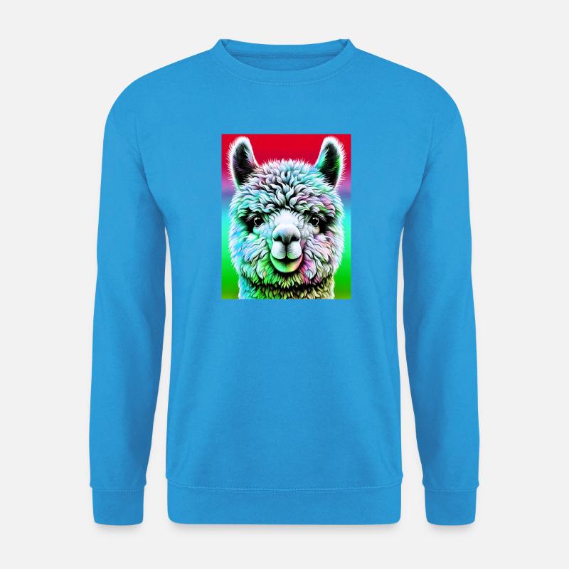 Alpaka - Unisex Pullover - Meeresblau