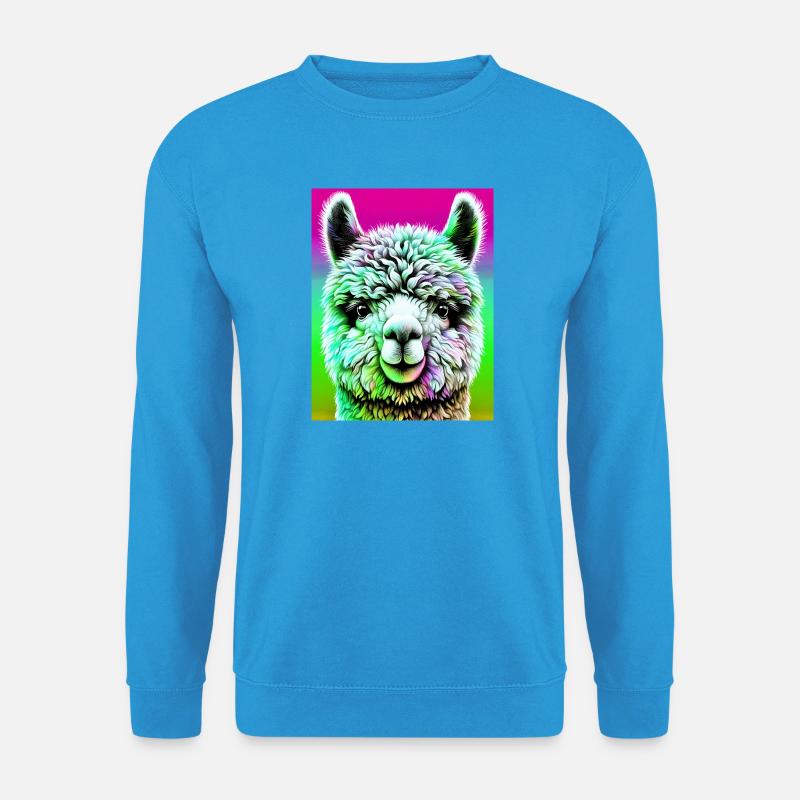 Alpaka - Unisex Pullover - Meeresblau