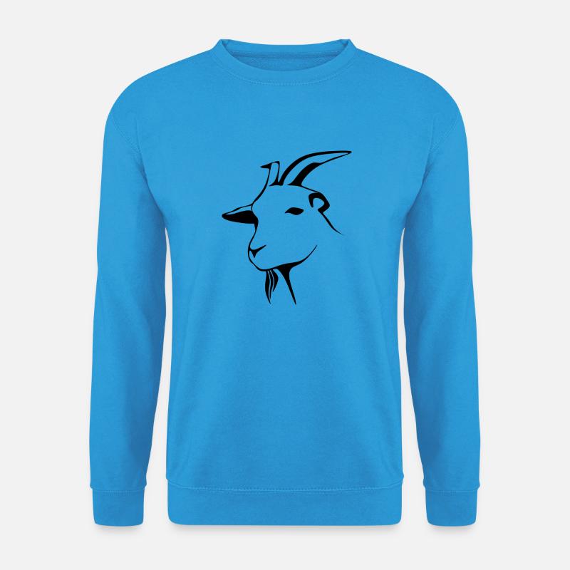 Ziege - Unisex Pullover - Meeresblau