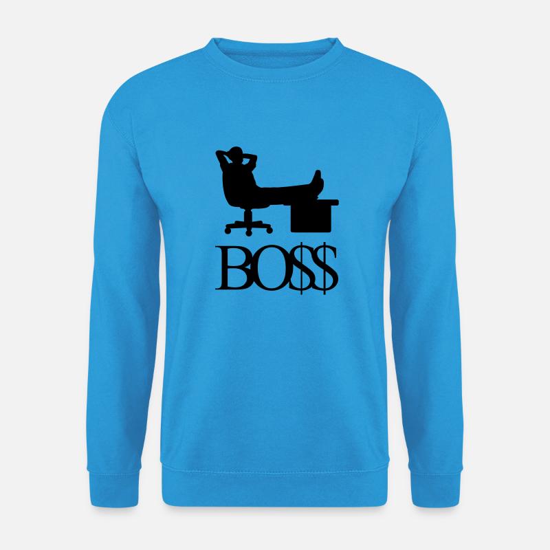 Boss - Unisex Pullover - Meeresblau