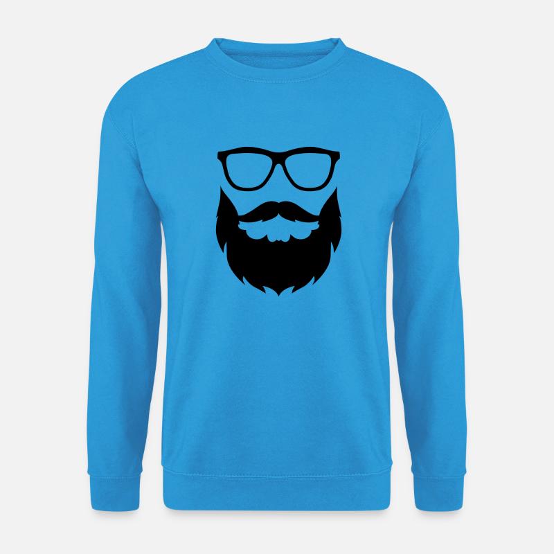Hipster 1 - Unisex Pullover - Meeresblau