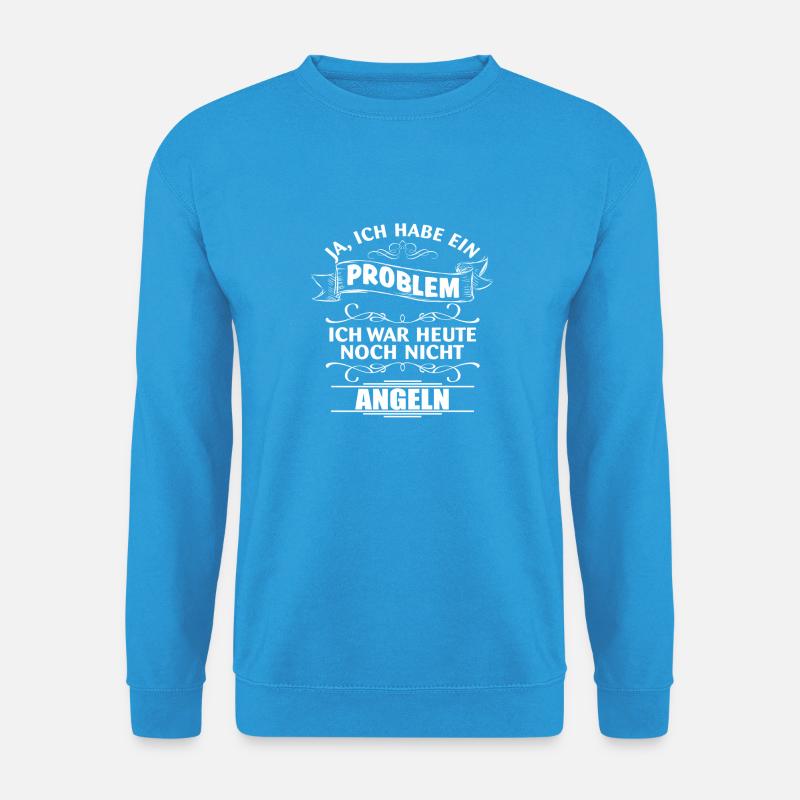 angeln - Unisex Pullover - Meeresblau
