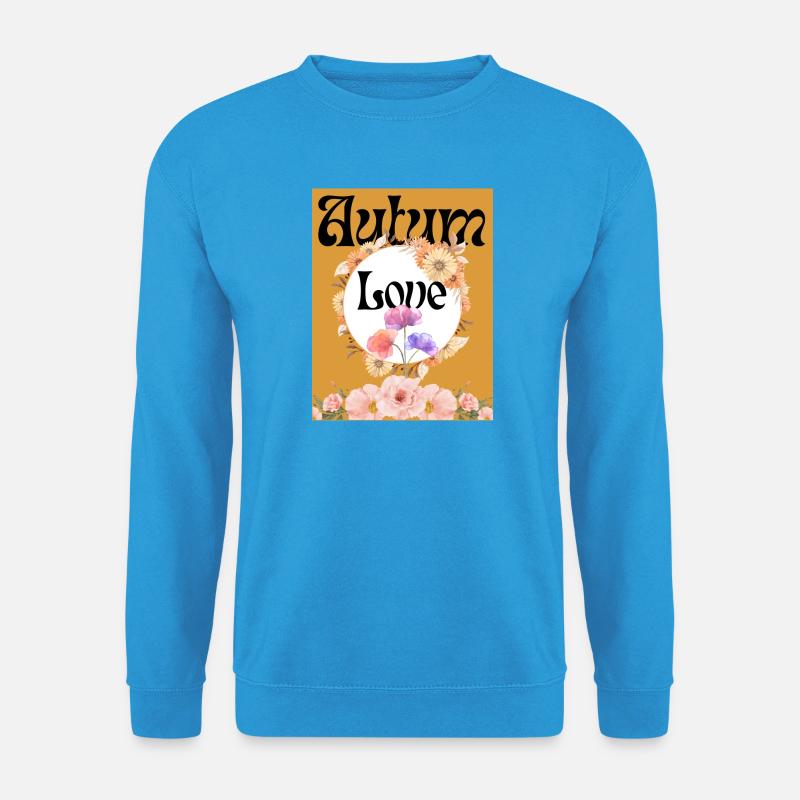 Aurum Love Blütenkreis - Unisex Pullover - Meeresblau