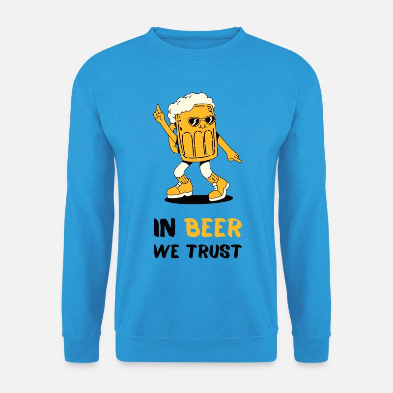 In Beer We Trust - Unisex Pullover - Meeresblau