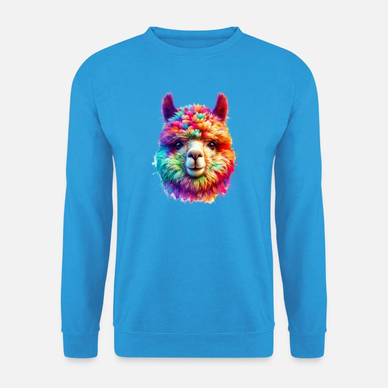 Alpaka - Unisex Pullover - Meeresblau