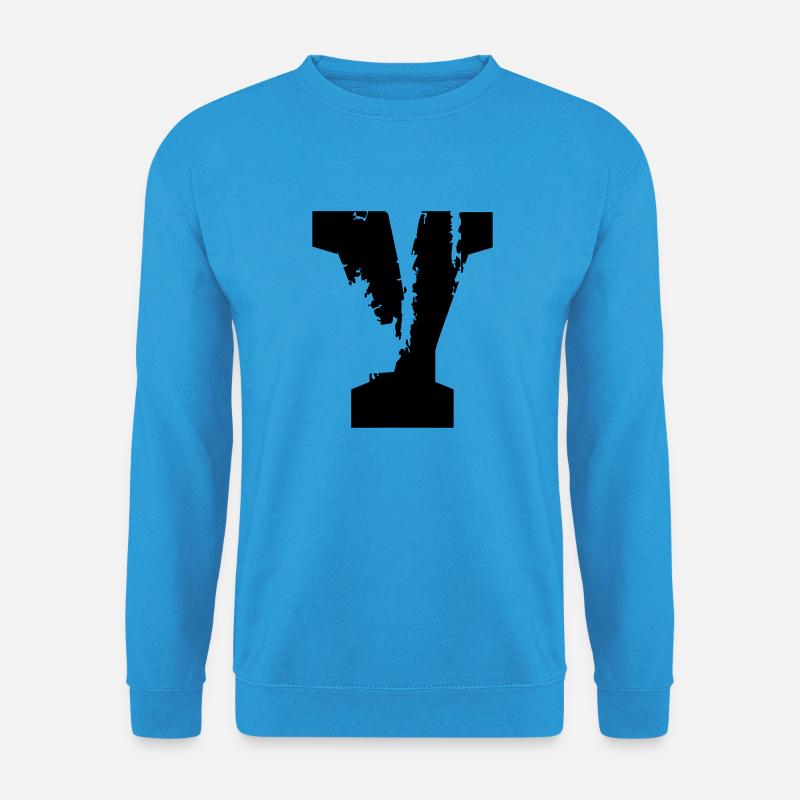 Y - Buchstabe - Unisex Pullover - Meeresblau