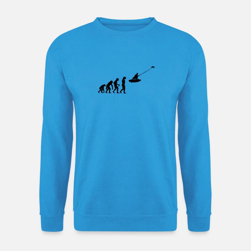 Evolution Kitesurf Wassersport Kitesurfer - Unisex Pullover - Meeresblau