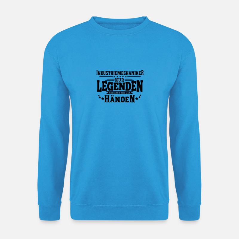 Industriemechaniker Legenden arbeiten - Unisex Pullover - Meeresblau
