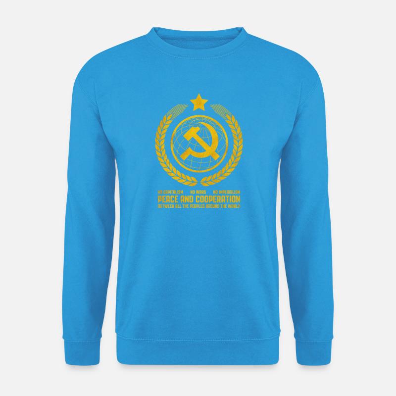 Kommunistischer Internationalismus - Unisex Pullover - Meeresblau
