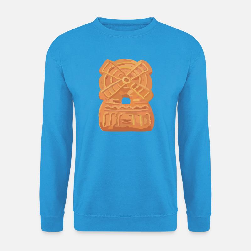 Spekulatius-Mühle - Unisex Pullover - Meeresblau
