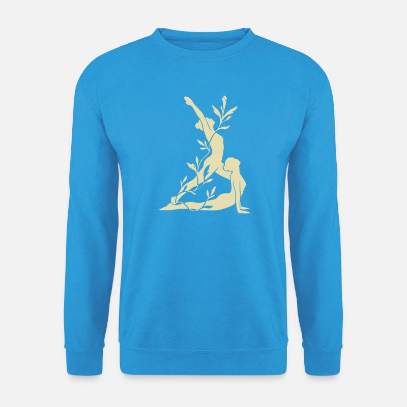 Yoga – Sonnengruß - Unisex Pullover - Meeresblau