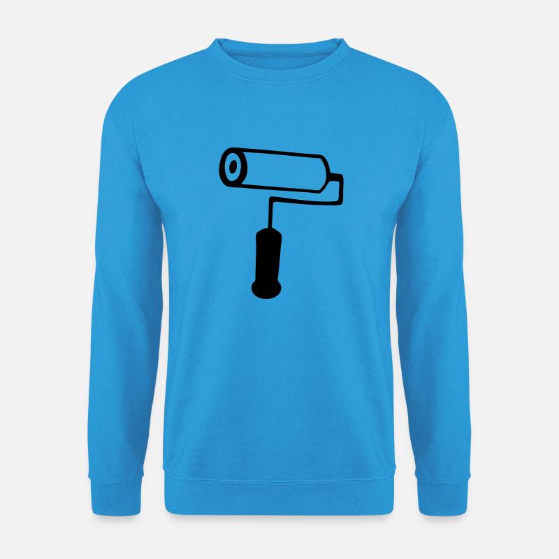 paint roller - Unisex Sweatshirt - sea blue