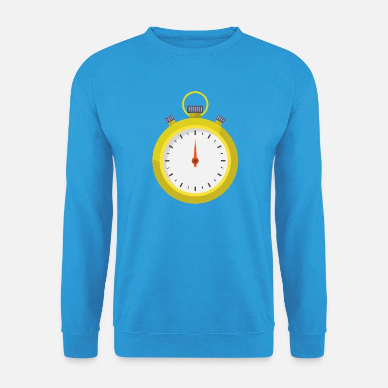 Stoppuhr - Unisex Pullover - Meeresblau