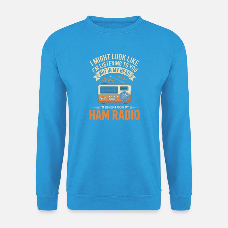 Amateurfunk-Tee - Unisex Pullover - Meeresblau