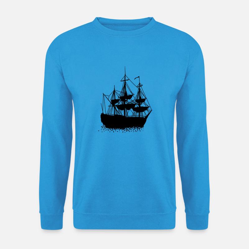 Sailing ship - Unisex Sweatshirt - sea blue