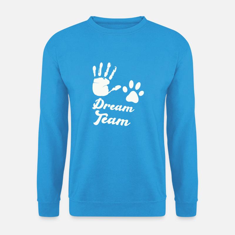 pfote hand dream team - Unisex Pullover - Meeresblau