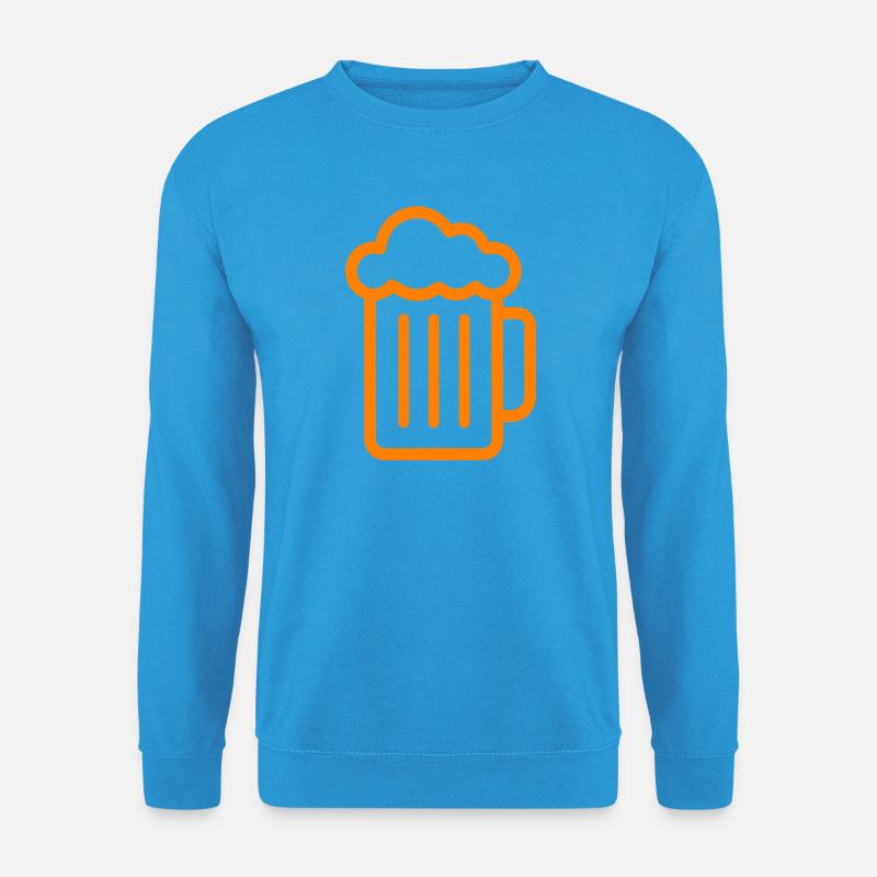Bier Symbol - Unisex Pullover - Meeresblau