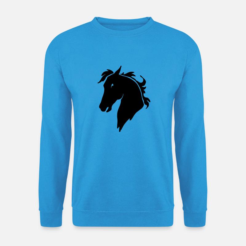 Pferdekopf - Unisex Pullover - Meeresblau