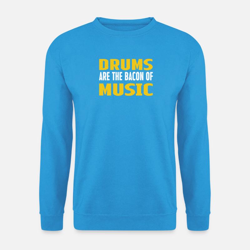 Rhythmische Trommelkunst Design - Unisex Pullover - Meeresblau