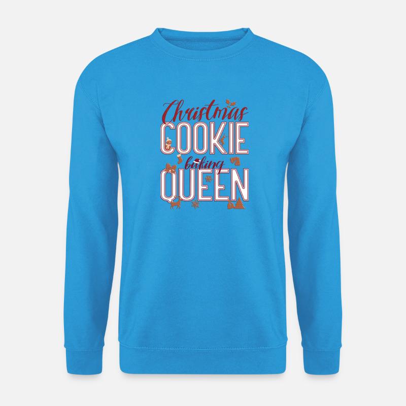 Christmas Cookie Baking Queen - Unisex Sweatshirt - sea blue