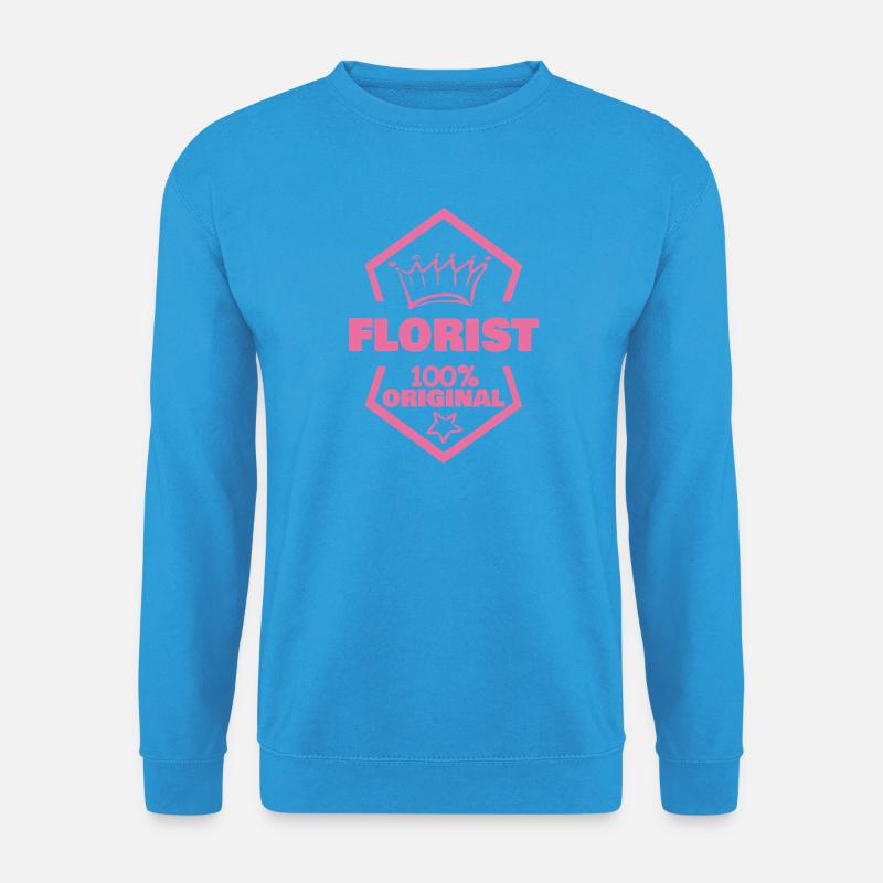 Arbeit Florist - Unisex Pullover - Meeresblau