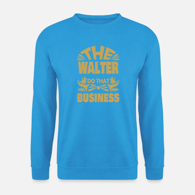 Walter - Unisex Pullover - Meeresblau