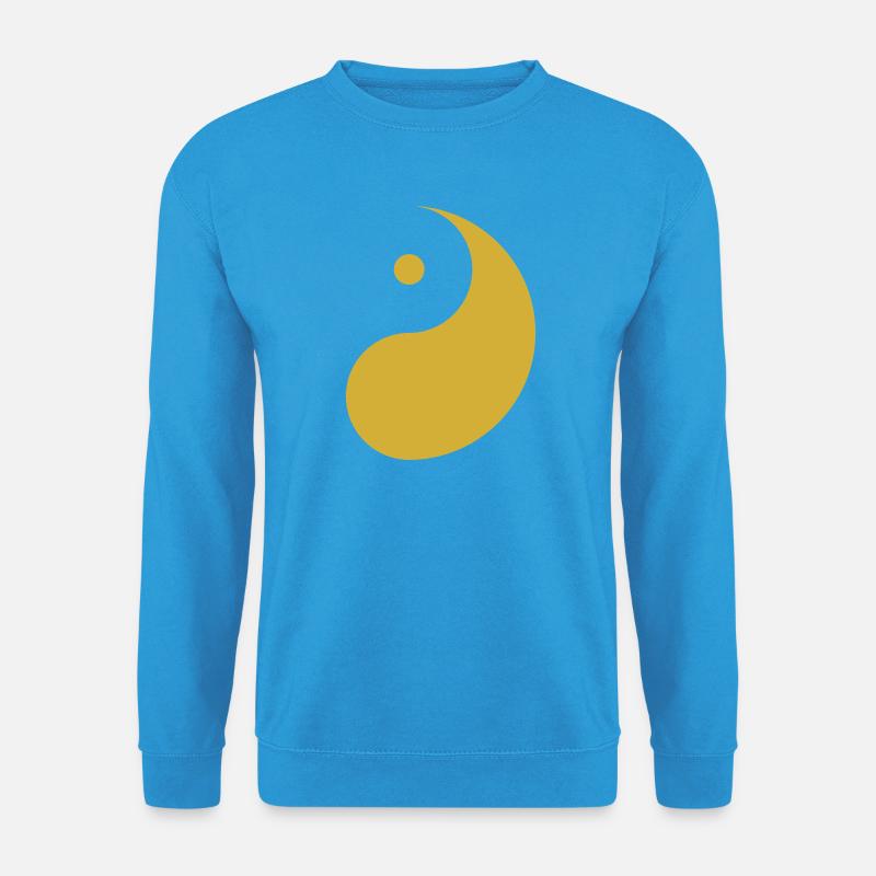 Yang Gold - Unisex Pullover - Meeresblau