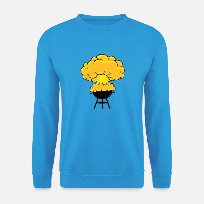 explosiver Grill - Unisex Pullover - Meeresblau
