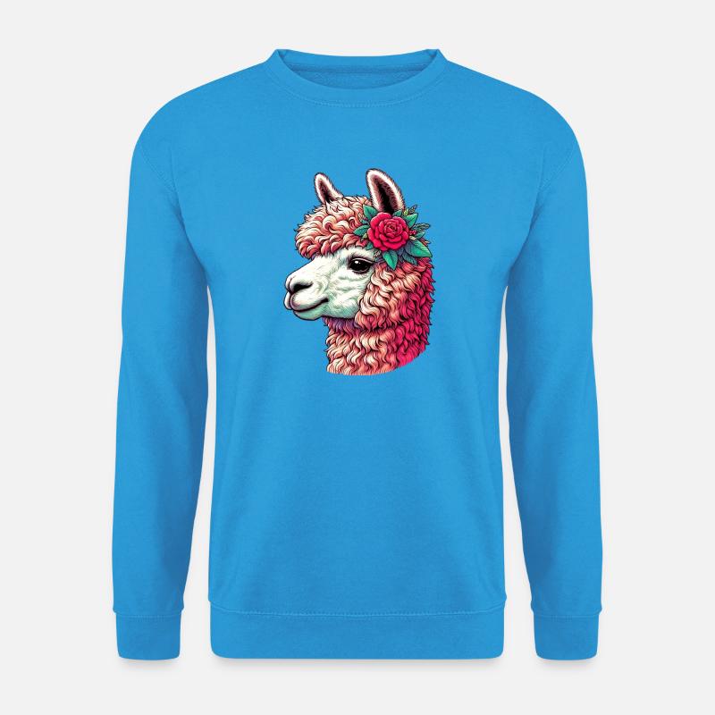 Alpaka - Unisex Pullover - Meeresblau