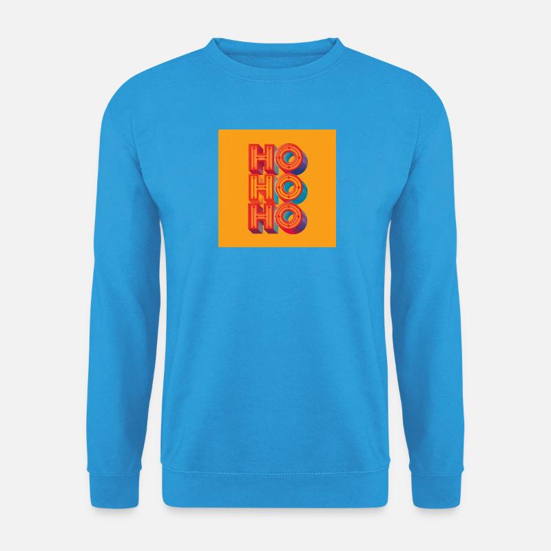 HO HO HO - Unisex Pullover - Meeresblau