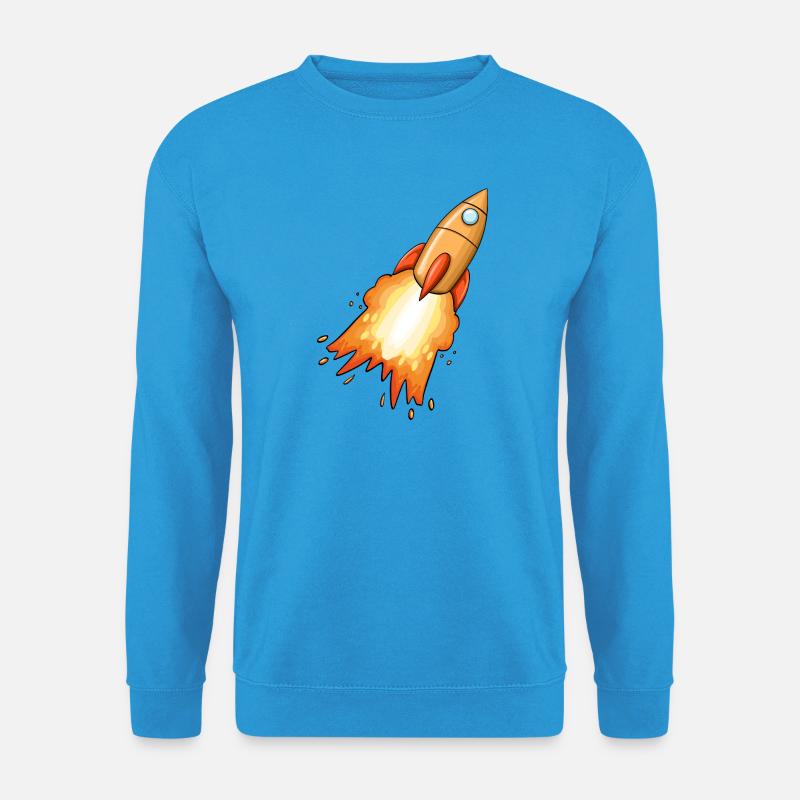 Rakete - Unisex Pullover - Meeresblau