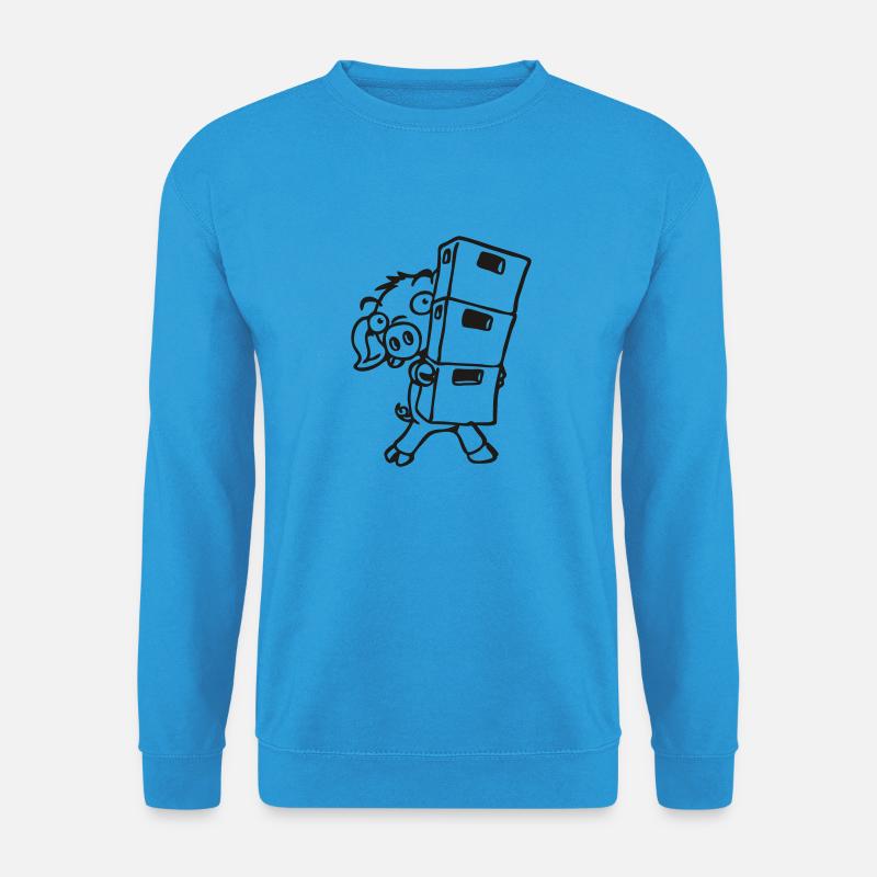 Kistenferkel - Unisex Pullover - Meeresblau