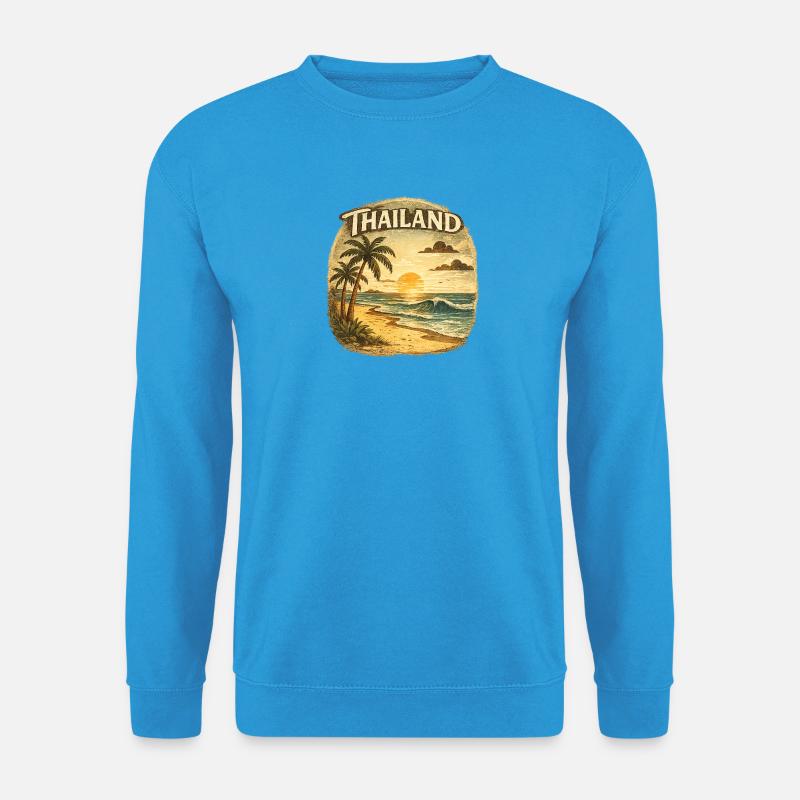 Thailand Tropical Sunset - Unisex Pullover - Meeresblau