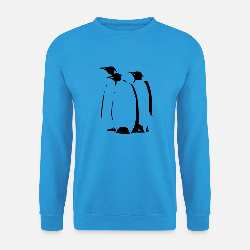 Pinguine - Unisex Pullover - Meeresblau