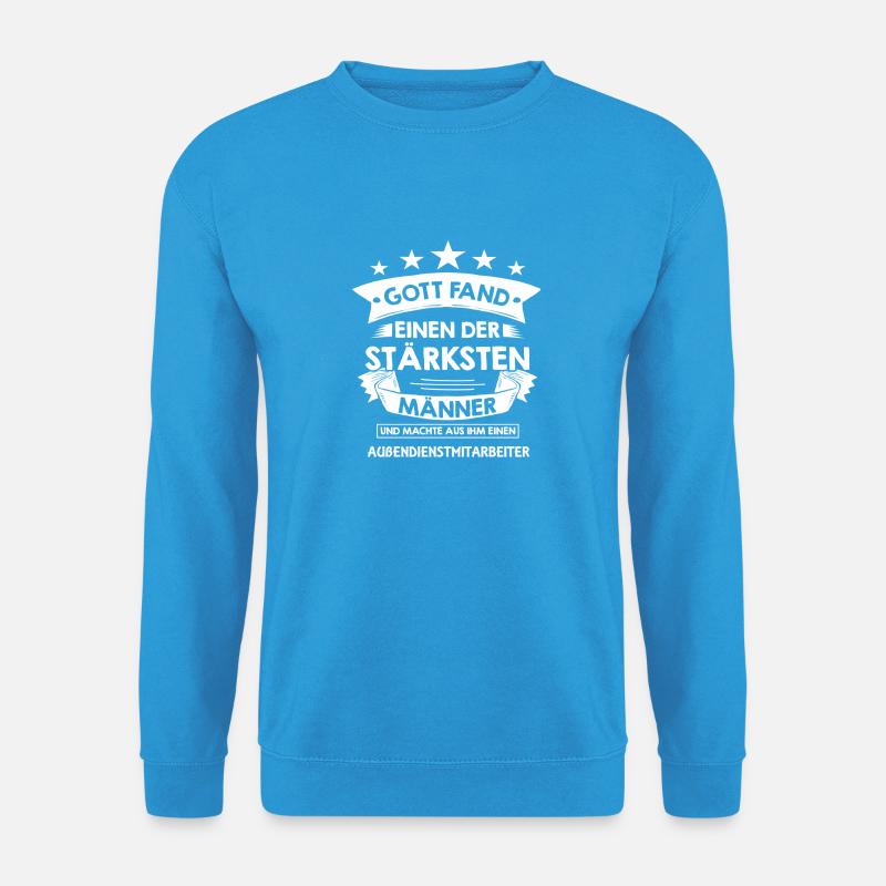 aussendienstmitarbeiter - Unisex Pullover - Meeresblau