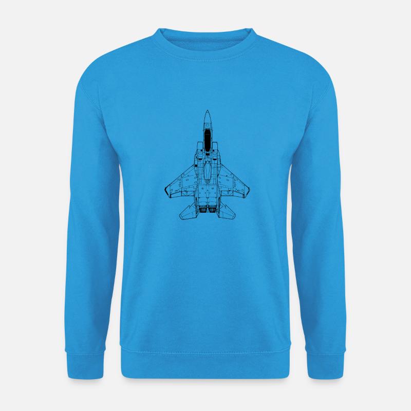 F-15 Strike Eagle - Unisex Pullover - Meeresblau